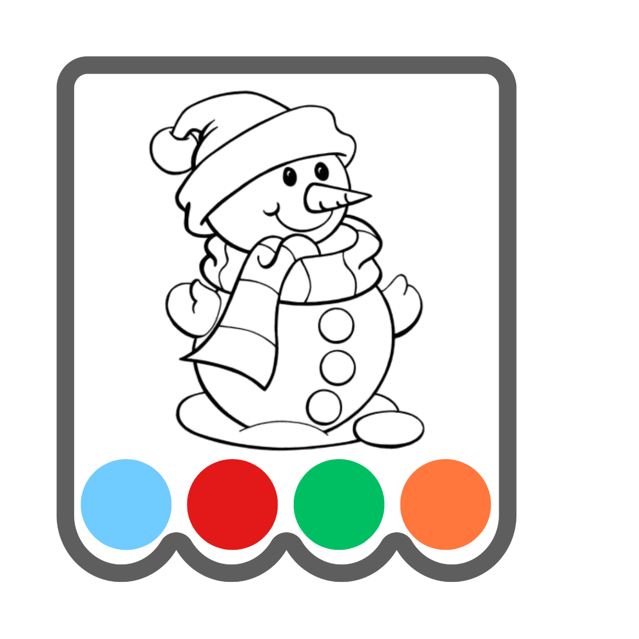 Christmas Paint Your Own Cookie