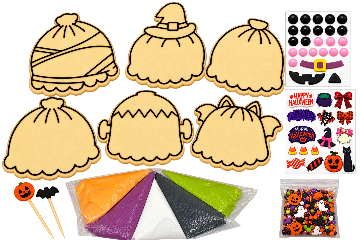 Dumpling Decorate Your Own Halloween Cookies