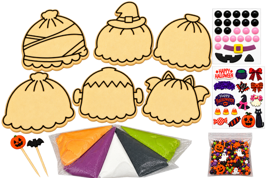 Dumpling Decorate Your Own Halloween Cookies
