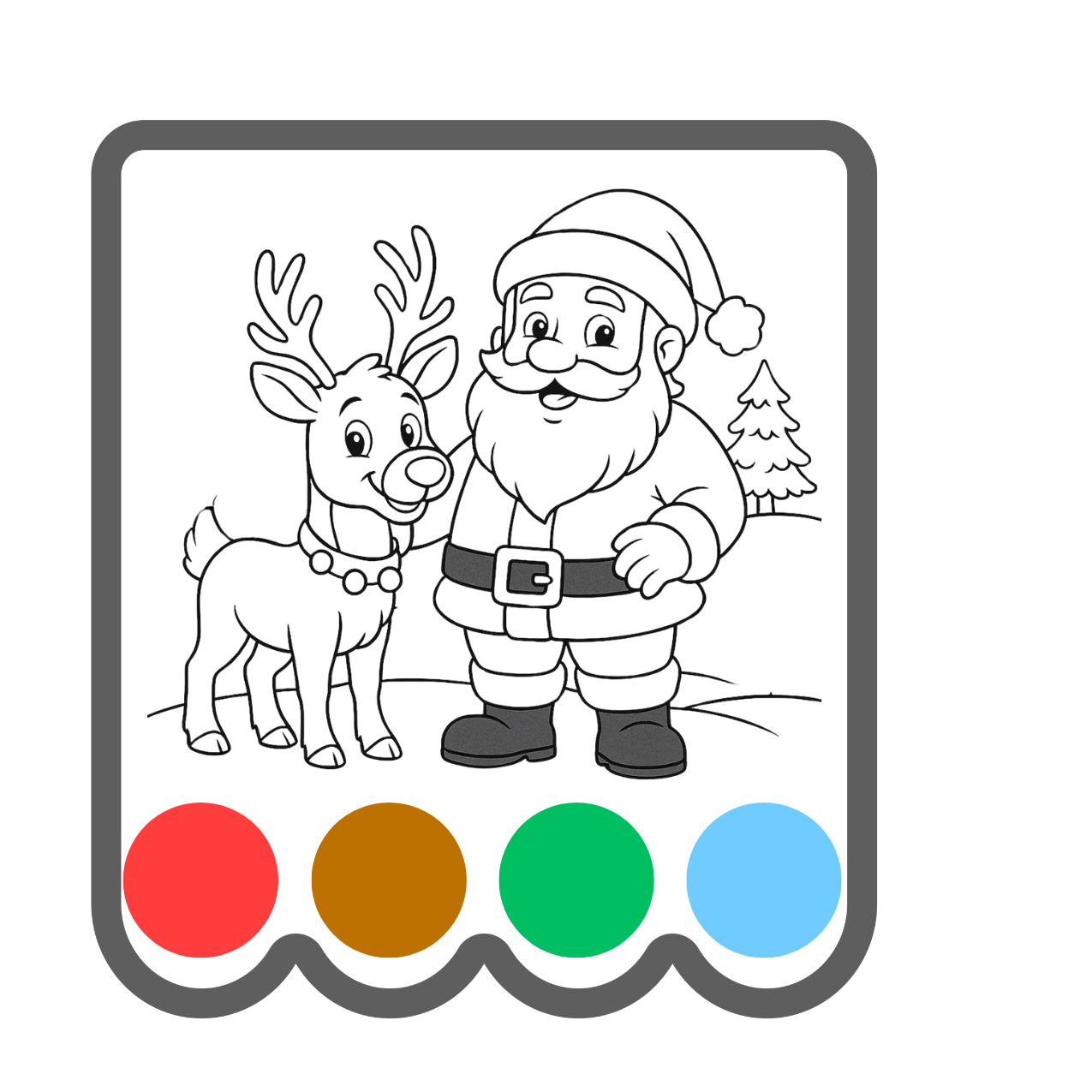 Christmas Paint Your Own Cookie