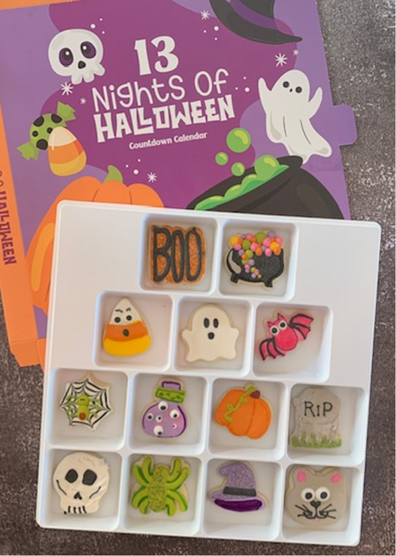 13 days of Hallowe'en Countdown Cookie Calendar