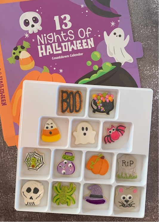 13 days of Hallowe'en Countdown Cookie Calendar