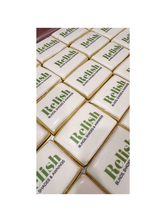 Small Logo and Specialty Printed Cookies